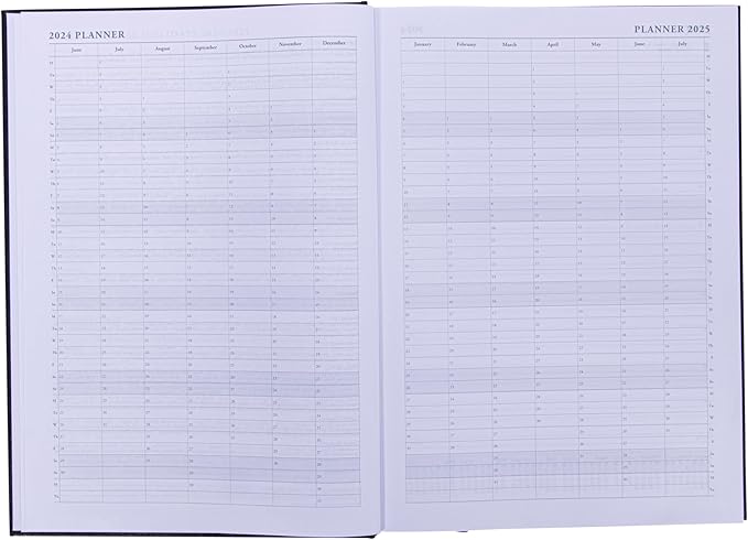 Collins Essential A4 Academic Year 2024-25 Week to View Diary - Pink - Mid Year Academic Planner for Students and Teachers - ESSA43M.50-2425 - July 2024 to July 2025