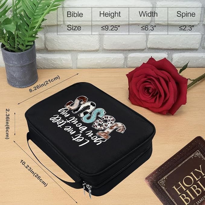 Bible Covers for Women& Girls, Durable Bible Cover Case for Women with Handles, All-in-One Bible Journaling Kit, Perfect Bible Study Kit and Bibles Study Supplies