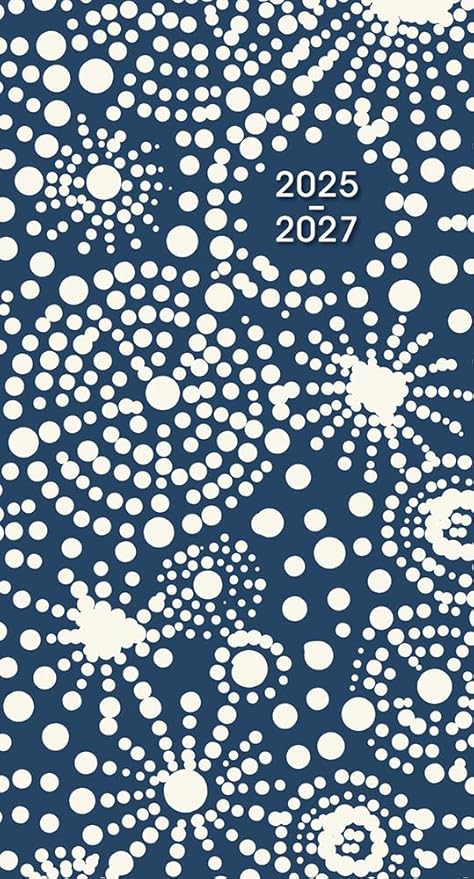 2026 Pocket Planner: 2-Year-Plus Monthly Pocket Calendar Book (24-Month): January 2026 - December 2027, Purse Size 6.5" x 3.5", Indigo Urchins