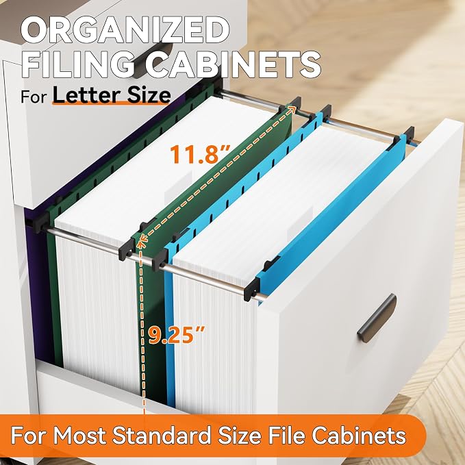 Extra Capacity Hanging File Folder Letter Size,3" Expansion Plastic Hanging File Organizer for Filing Cabinet Folders Office Home,Reinforced Black Heavy Duty Hang Folders with Tabs,12 Pack
