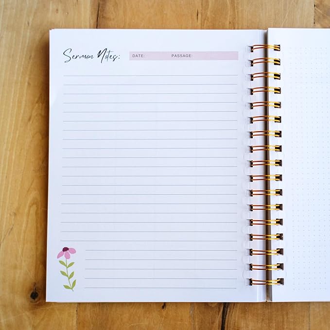 Coffee and Bible Time Undated Christian Calendar Planner – Inspirational Bible Verses, Faith-Based Spiral Monthly Planner for Women, Scripture & Prayer Organization
