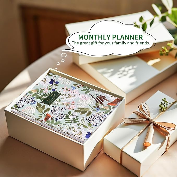 2027-2029 Monthly Planner/Calendar - 3 Year Monthly Planner 2027-2029, January 2027 - December 2029, 9" x 11", 3 Year Calendar 2027-2028-2029 Monthly Planner with Colorful Tabs, Notes Pages, Inner Pocket