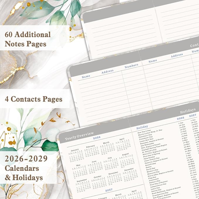 Pocket Calendar 2026-2029 - 3 Year Monthly Planner, July 2026 - June 2029, 6.4" x 3.8", Pocket Calendar 2026-2029 for Purse Small Size Monthly Planner