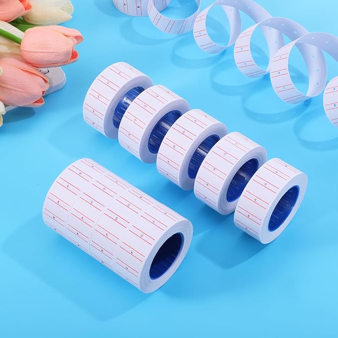 10rolls Self-Adhesive Price Labels Marking Stickers for Retail and Adhesion Long-Lasting Use Read Price Tags