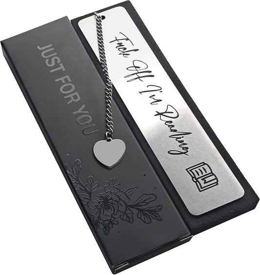 Funny Bookmarks for Women, Christian Gifts for Women Readers, Metal Bookmark for Book Lovers, Christmas & Birthday Gifts for Her, Best Friend, Sister, Wife, with Gift Box, I'm Reading
