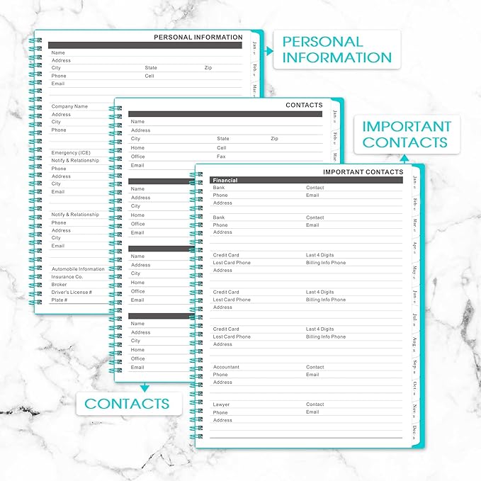 Monthly Planner 2026-2028 - 2026-2028 Monthly Planner, 9'' x 11'', 24 Months from JUL. 2026 to JUN. 2028 with Inner Pocket