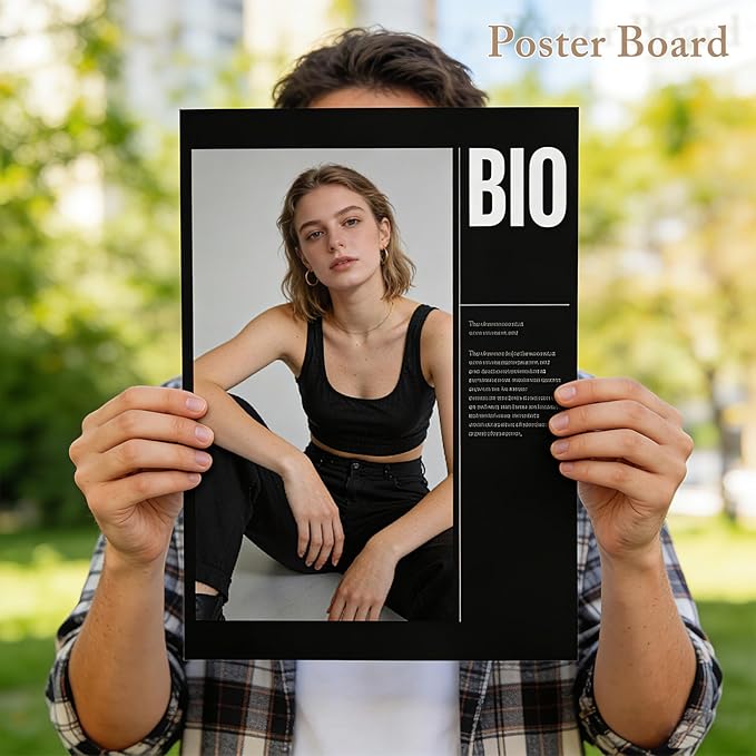 AUEAR, 10 Pack 22x28 Black Foam Boards, Foam Core Poster Board for Display, Mounting, Print, Presentation and Projects, 3/16'' Thick