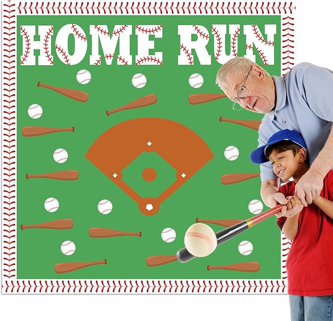 48pcs Baseball Bulletin Board Set for Back to Classroom Decorations Baseball Sports Bulletin Set Baseballs Paper Cutouts for Back Preschool Classroom Baseballs Sports Party School Wall Decor Supplies