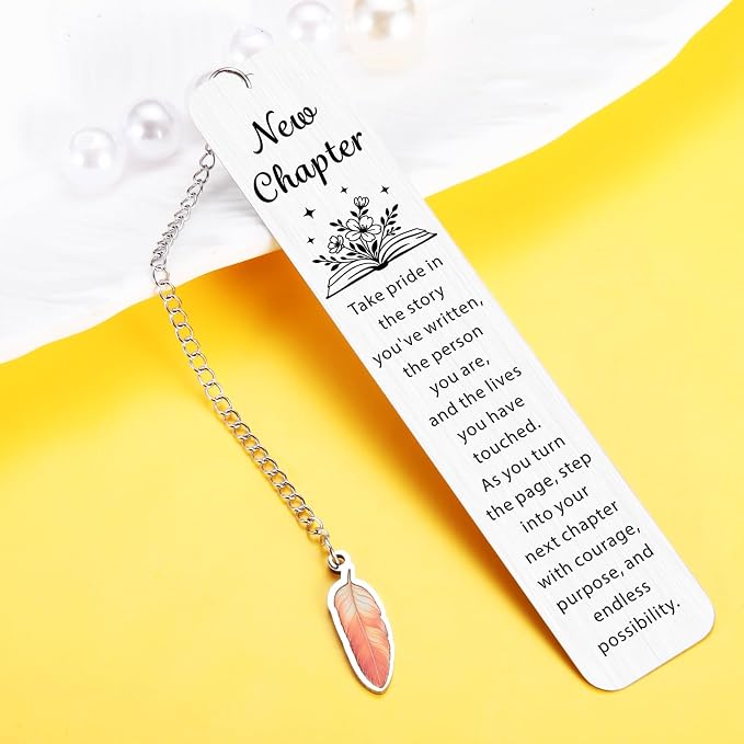 Coworker Leaving Gifts for Women, Retirement Bookmark for Women Men, Retirement Gifts for Woman, Going Away Farewell Gift for Coworkers, Graduation Gifts for Women Men