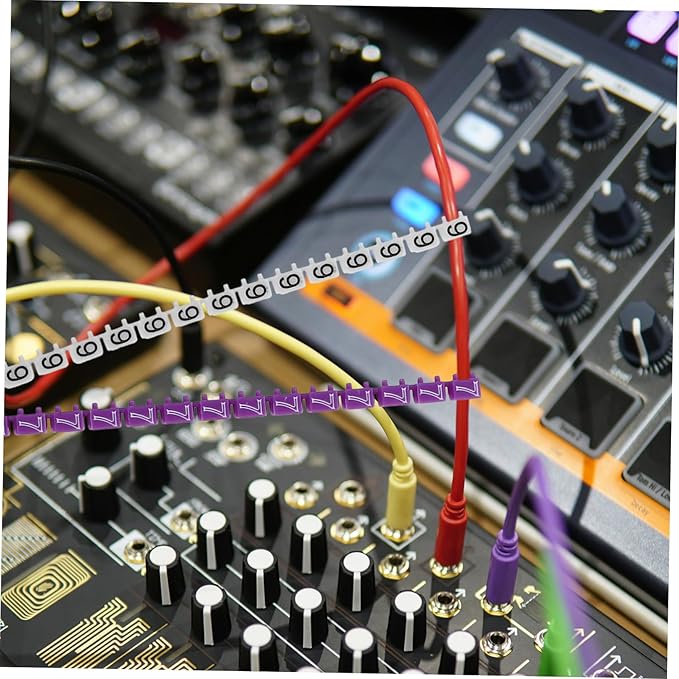 150Pcs Clip Wire Markers Tube Identification for Electrical Cables Durable and Reusable Cable Labels for Management