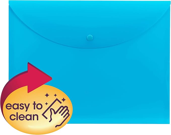 Smead Project Envelope, Snap Closure, Top Load, Letter Size (10, Teal)