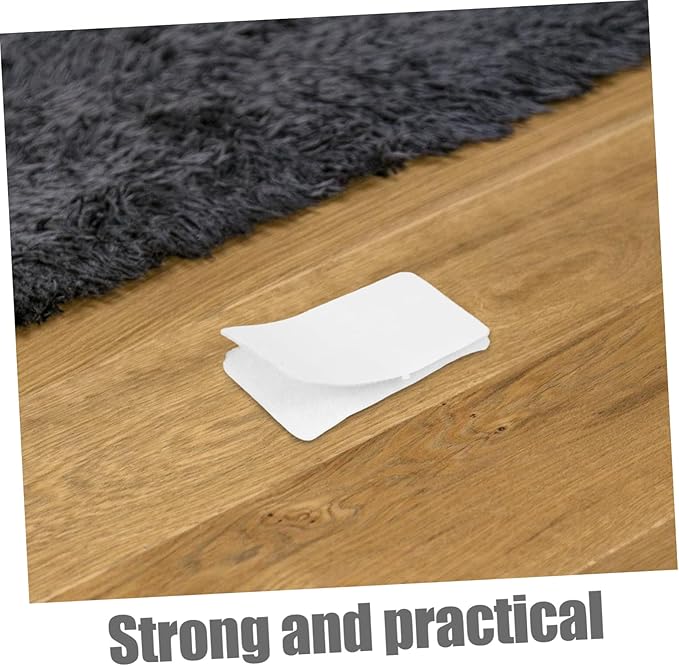 Amosfun Strong Adhesive Hook and Loop Strips for Non-Slip Sofa Cushion Fixing 5PCS Double-Sided Sticky Tape for Carpet and Furniture Household Use Sturdy Plastic Material