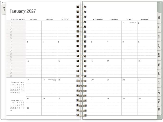 Blue Sky The Everygirl 2027 Weekly and Monthly Planner Calendar, January 2027 - December 2027, 5" x 8", Flexible Cover, Durable Twin Wire Binding, Storage Pocket, Includes Stickers, Marisa