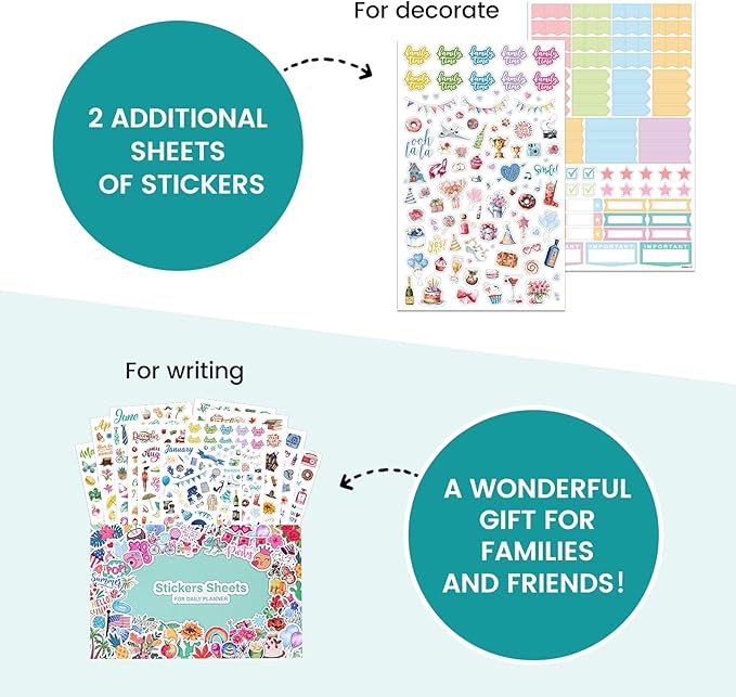 Planner Stickers - Calendar Stickers for Celebration and Decoration, 12 Monthly Festival Theme Sticker for Adults Planner, for Festival Events, Daily Tasks(14 Sheets, 1500+ Sticker Per Pack)