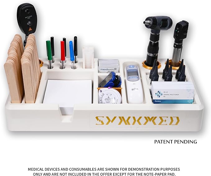 DDORG II – Premium Doctor Desk Organizer for Clinical Workflows, Designed for Medical Professionals, Clinics & Hospitals, Ideal Doctors’ Day & Birthday Gift