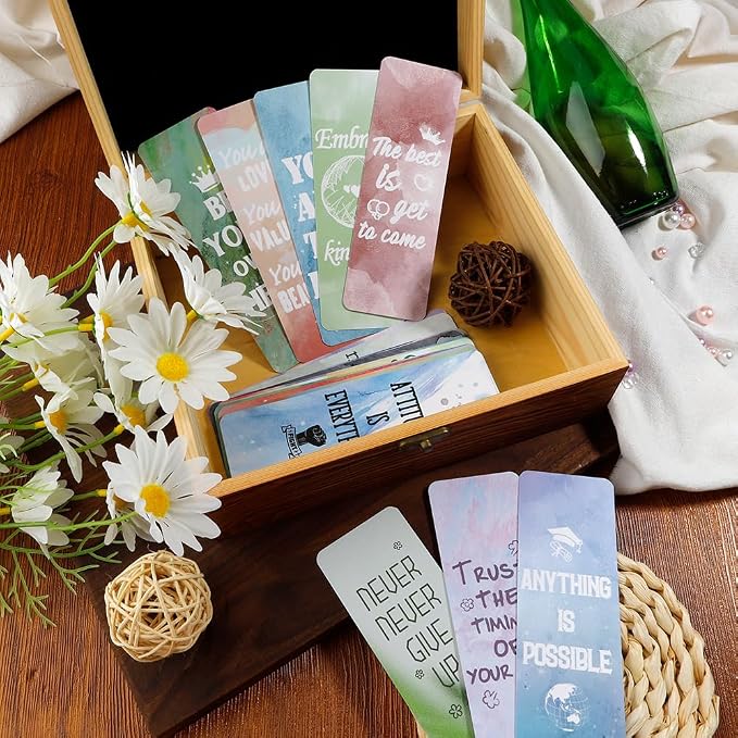 30 PCS Bookmarks for Kids Women Men, Book Lovers, Bookmark, Book Markers for Reading, Cute Book Marks Bulk, Paper Book Mark