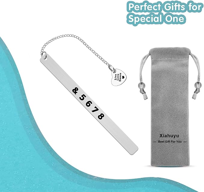 Dance Teacher Gifts Live Love Dance Bookmark Dance Lover Gift Dance Team Gift Dance Instructor Gift Christmas Thanksgiving Birthday Gift Appreciation Gift for Dance Teacher