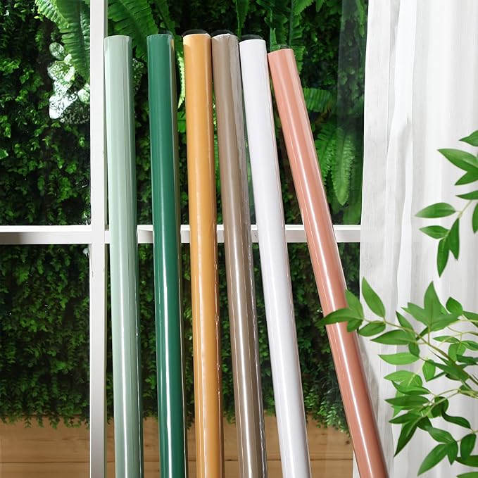 Skyygemm 6 Rolls Bulletin Board Paper Fade Resistant Colored Bulletin Board Paper Roll Bulk for Art Decor Drawing Craft Painting(4 x 24 ft,Bohemian)