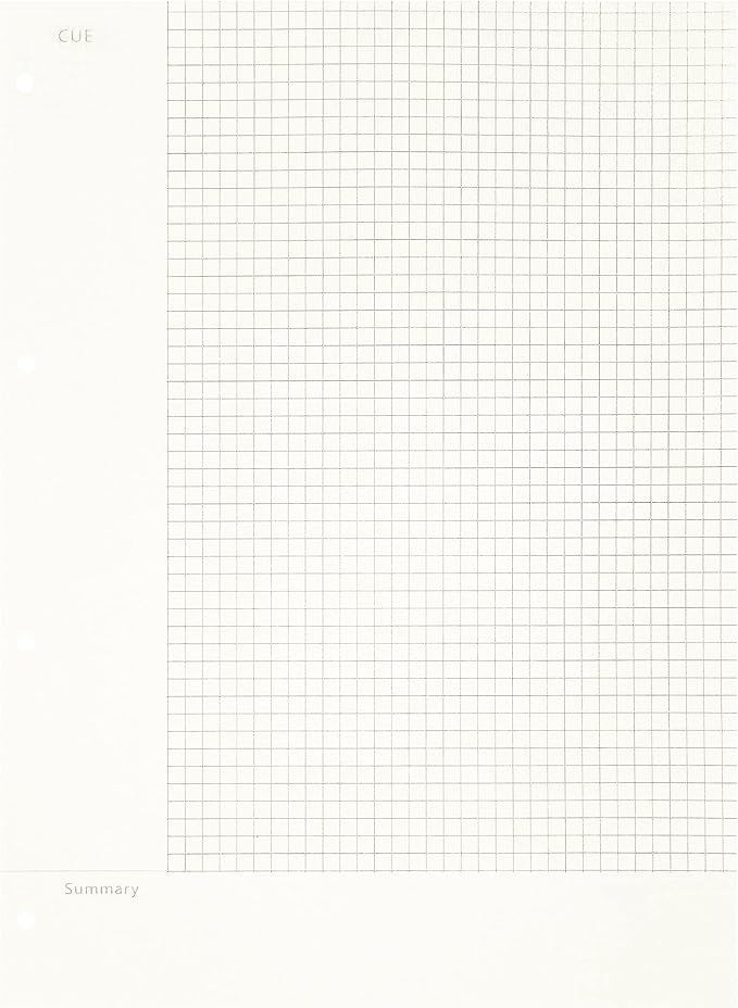 Zelten 2 Pack A4 120 Sheets/240 Pages Connell Loose Leaf Punched Paper Refills Paper for 4 Hole Binder Personal Organizer Diary Notebook Refillable Planner