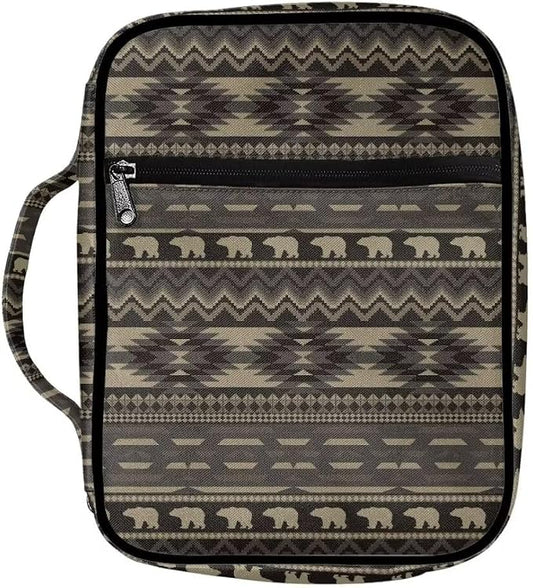 Coldinair Southwest Africa Antique Bible Cover Case for Men Women,Bible Bags Book Covers Kids Scripture Carrying Case with Handle and Pocket,Bible Book Carrying Case Tote Handbag