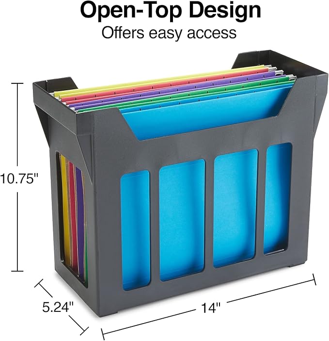 Staples File Caddy with File Folders