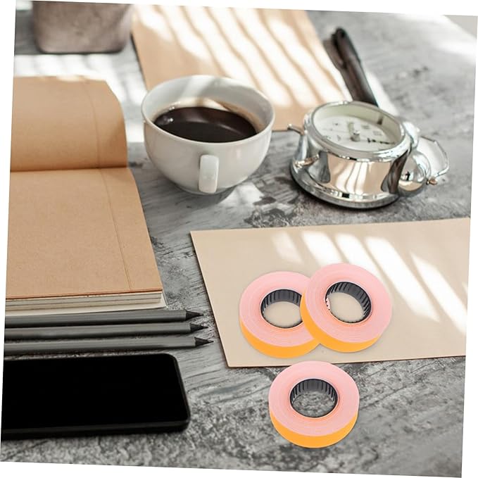 Tofficu 10rolls Compatible Price Paper Pricing Labels Sticker Paper Retail Tags