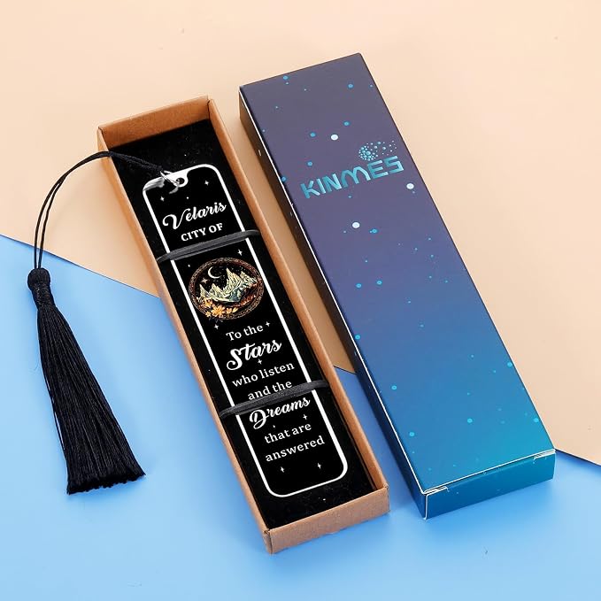 Velaris Merch, Dark Romance Merch, Book Lover Gifts for Women, Bookworms, Nerds, Readers, Christmas Birthday Book Club Gifts for Women Men, Book Marks for Reading Women