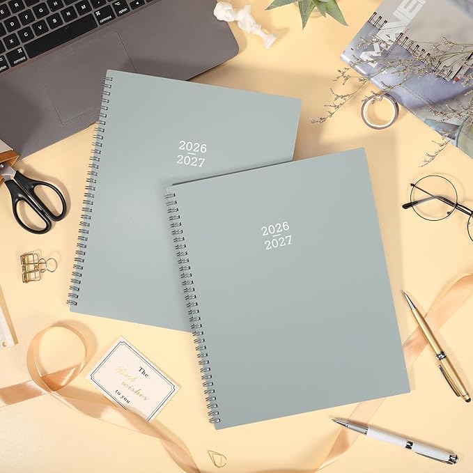 Monthly Planner 2026-2027 - 24 Months Planner 2026, January 2026 - December 2027, 9 x 11 Inch, Monthly Calendar With Tabs, Ample Writing Blocks, Good for School, Home and Office Planning, Coboll