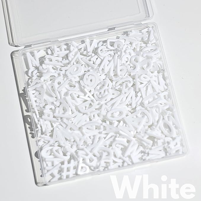 304 Pcs Pre-Cut Letter Board Letters – Ready to Use, No Cutting Required! – Secure Packaging Ensures Safe Delivery – White 0.75 Inch Changeable Felt Board Accessories for Holiday Decor & Creative Signs (White)