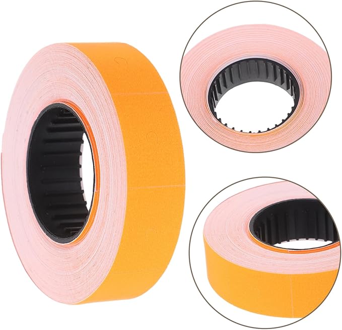Angoily 10rolls Retail Price Tags Paper Price Labeller Accessories Easy Application