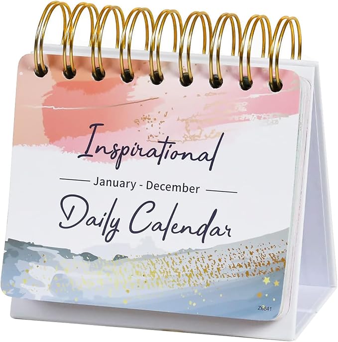 Motivational & Inspirational Daily Calendar - Daily Flip Calendar with Inspirational Quotes, Undated Perpetual Office Desk Decor, Inspirational Gifts