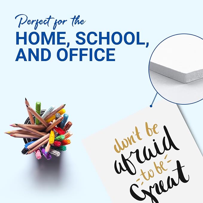 Royal Brites Premium White Foam Board 30” x 40” - 25 Sheets - Sturdy & Lightweight 3/16" Thick Board for Art, Work Presentations, & School Projects