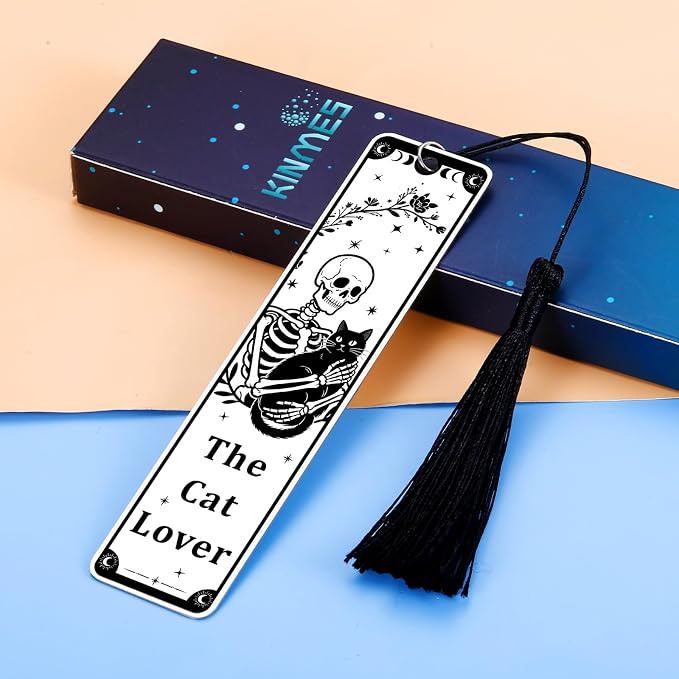 Cat Bookmarks for Women, Father's Day Gifts for Cats Dad, Cat Accessories for People Who Love Cats, Cute Cat Stocking Stuffers for Women Girl Boy Teens, Cat Lover Gifts for Women
