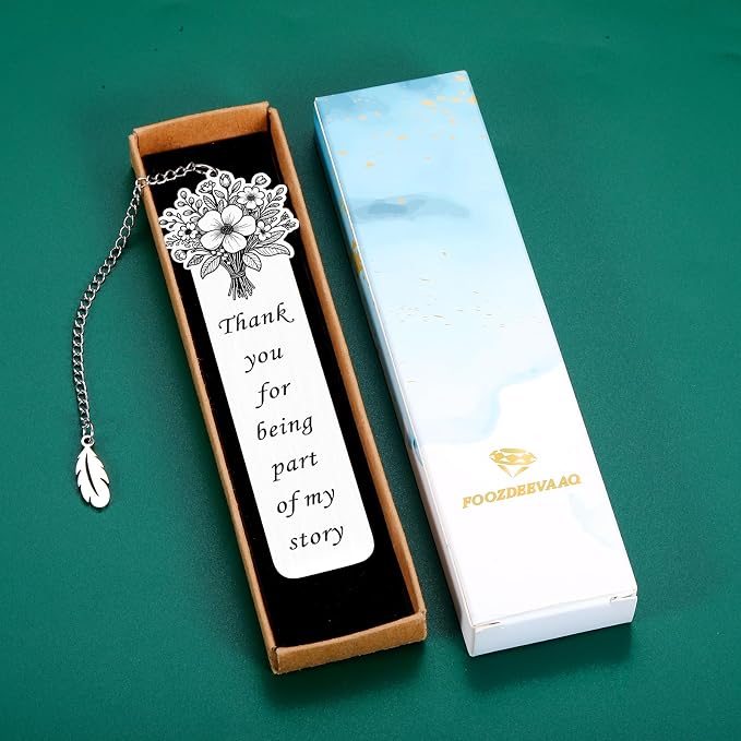 Thank You Gifts for Women Men End of School Teacher Thank You for Being Part of Story Bookmark Teacher Appreciation Gift Retirement Birthday Off to College Welcome Back to School First Day Christmas