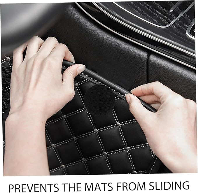Weatherproof Car Floor Mats Rug Fastener Strips Hook Loop Tape Stabilize Your Car Mats