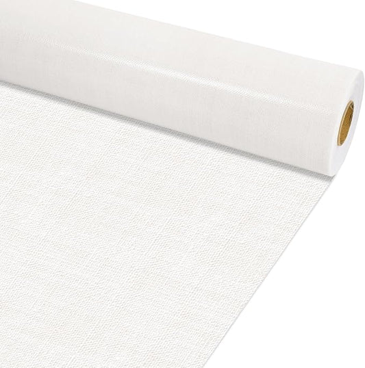 Woven Bulletin Board Roll White Woven Reusable Waterproof Erasable Bulletin Board Wrinkle Resistant Poster Non-Woven Fabric Bulletin Boards Roll for Classroom Decor Wrap Crafts 15.55" x12ft