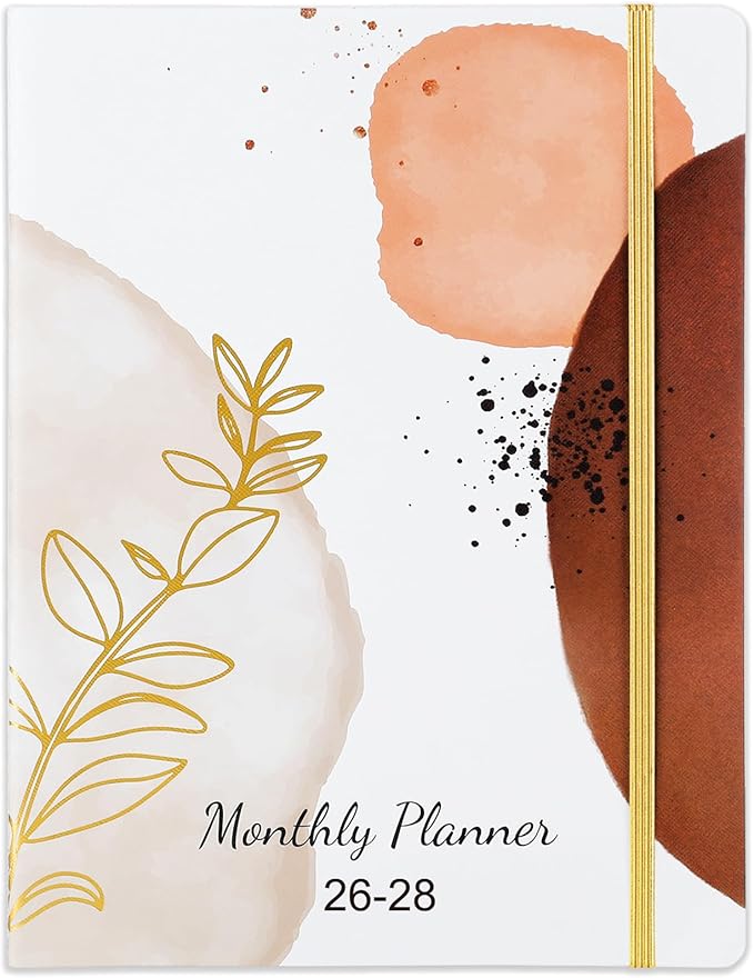 2026-2028 Monthly Planner - Jul. 2026 - Jun. 2028, Large 11'' x 8.5'', 2 Year Monthly Calendar 2026-2028, 24 Months Planner, Inner Pocket, Elastic Closure