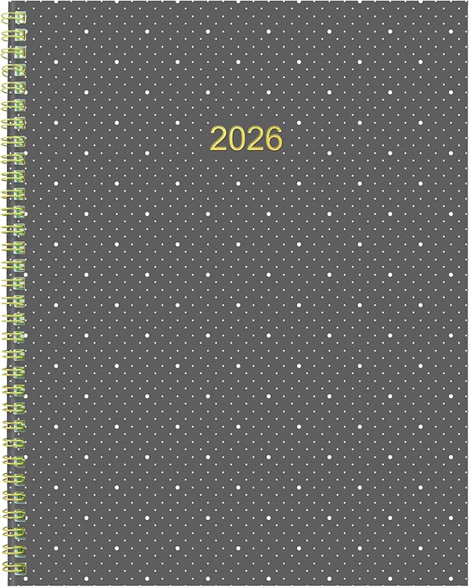 Blueline® 2026 Monthly Planner, 14 Months, December 2025 to January 2027, Gold Twin-Wire Binding, 11" x 8.5", Minimalist (C701PT.ASX-26)