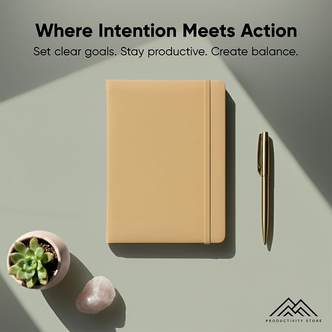 Undated, 2026 Planner, 5.8” x 8.3” - The #1 Productivity Planner to Achieve Your 2026 Goals - Planner 2026-2027 by PRODUCTIVITY STORE (A5, CREAM)