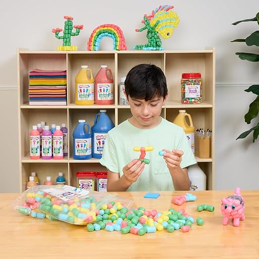 Colorations 3D Building Puffs - 2400 Pieces