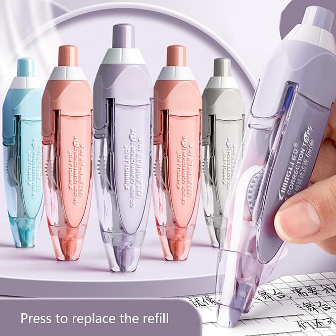 Pressing Correction Tape White Out Correction Tape Correct Correction Tape School Office Supplies for Correction White Out Correction Tape Easy to Use Correction Tape School Office Supplies