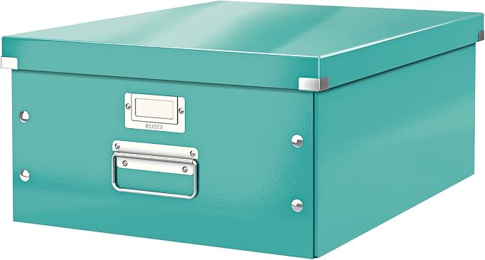 Leitz A5 Storage Box, Click and Store Range 60430001 - Small, White Storage Box A3
