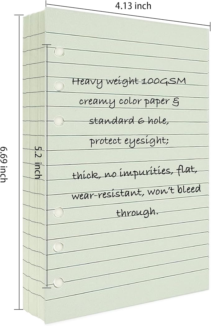 A6 Budget Planner Inserts with Undated Monthly Calendar Refills Budget Cash Envelopes, A6 6 Ring Organizer Planner Binder Journal Inserts Women Refillable Planner Agenda