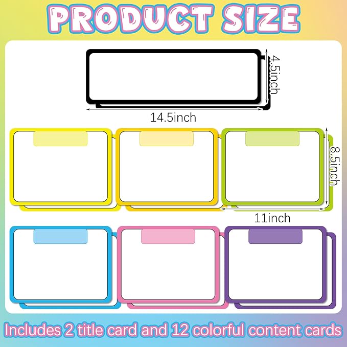 Qilery 14 Pcs Magnetic Write Wipe Organization Chart Magnetic Dry Erase Label Classroom Organization Teacher Objectives for Classroom Whiteboard Goal Target