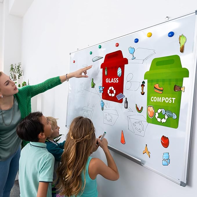 Crtiin 66 Pcs Earth Day Learn to Recycle Activity Set for Kids Classroom Earth Day Activities Kit Bulletin Board Educational Learning Activities Earth Day Decorations for School