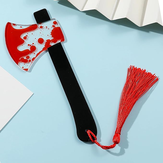 Funny Horror Gifts for Book Lovers, Bookmarks for Book Lovers, Book Gifts for Readers Women Men