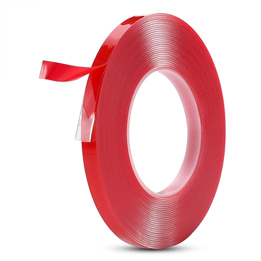 Gdrtwwh Double Sided Tape Heavy Duty,Double Sided Tape Strong Mounting Tape for Car Motorcycle Home Wall Mount Photo Mounting (1 Roll,2/5 x 393 Inches)