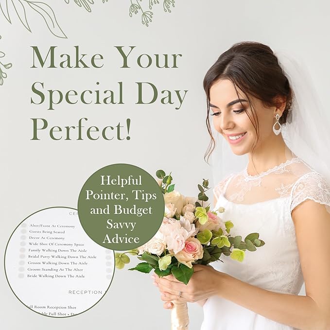 Wedding Planning Book and Organizer for Bride Newly Engaged Couples 222 Pages Bridal Wedding Planner Organizer Notebook with Sticker Checklists & Calendars for Bride To Be