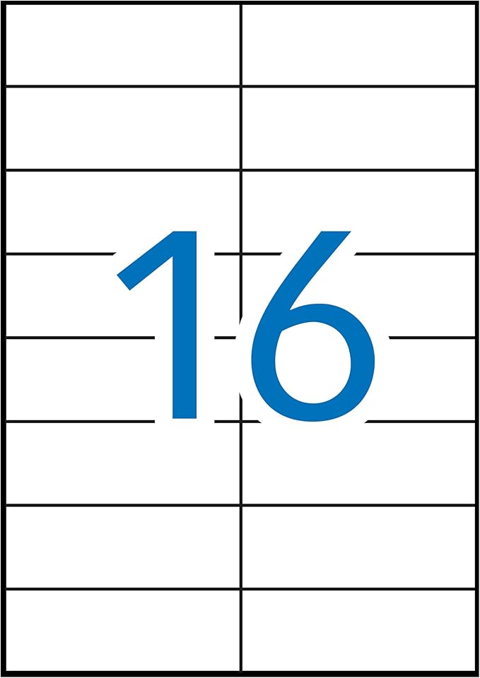 Apli 002590 - White Labels for Printer 100 Units