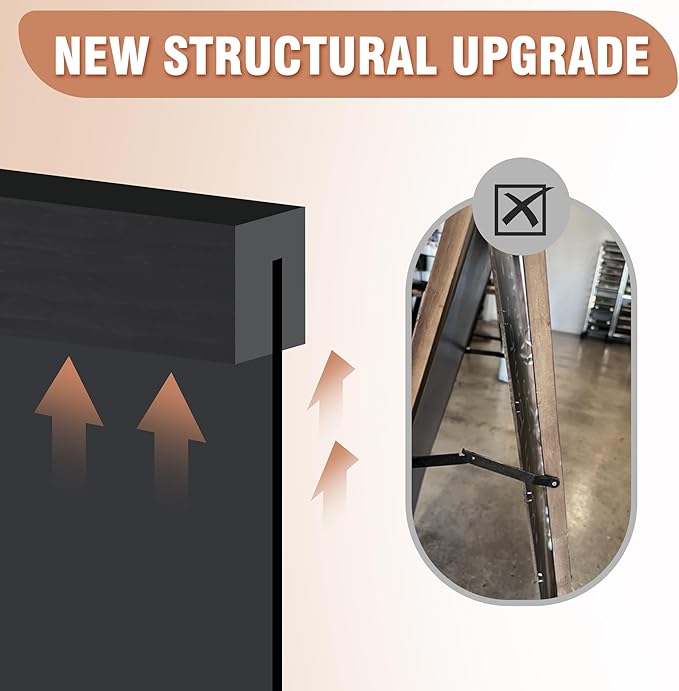 SELEAD Solid Wood A-Frame Chalkboard - 40" x 20" Magnetic Sandwich Board Signs Outdoor Standing Chalk Board Easel Sidewalk Pizarra for Menu, Business, Cafe, Event - Black